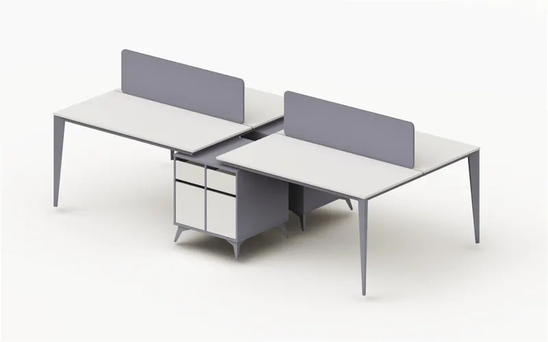 Execas Dörtlü Workstation  KABİNLİ