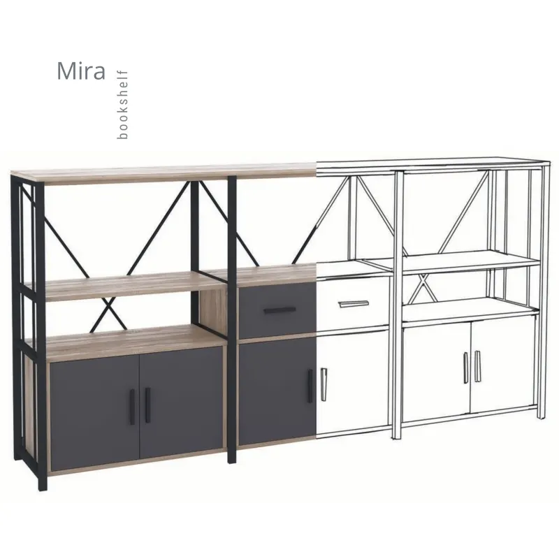 MİRA KİTAPLIK 120 cm